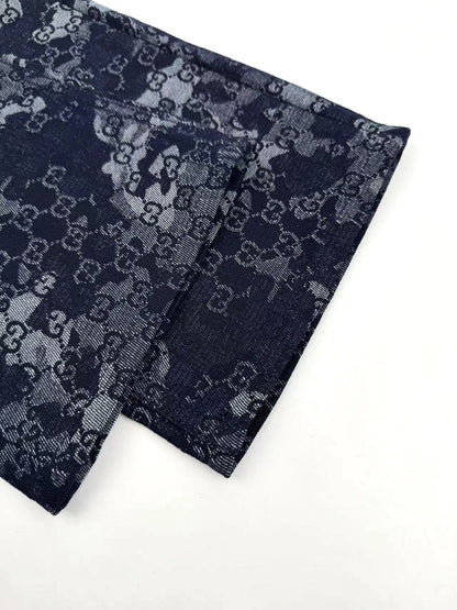 2026 New Arrival: GU All-Over Print Denim Trousers (MM097-B65)