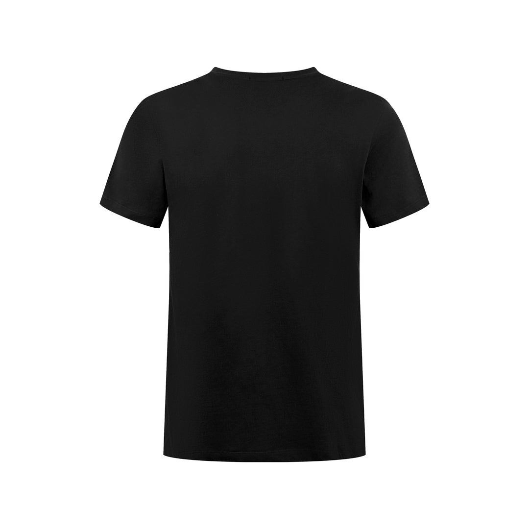 2026 New Ve Short-Sleeved Shirt with Gold Logo Embroidery (25166-A05)