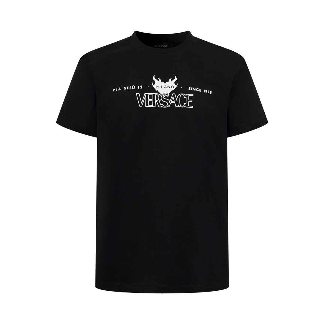 2026 New Ve Printed Logo Short-Sleeved T-Shirt (25177-A05)