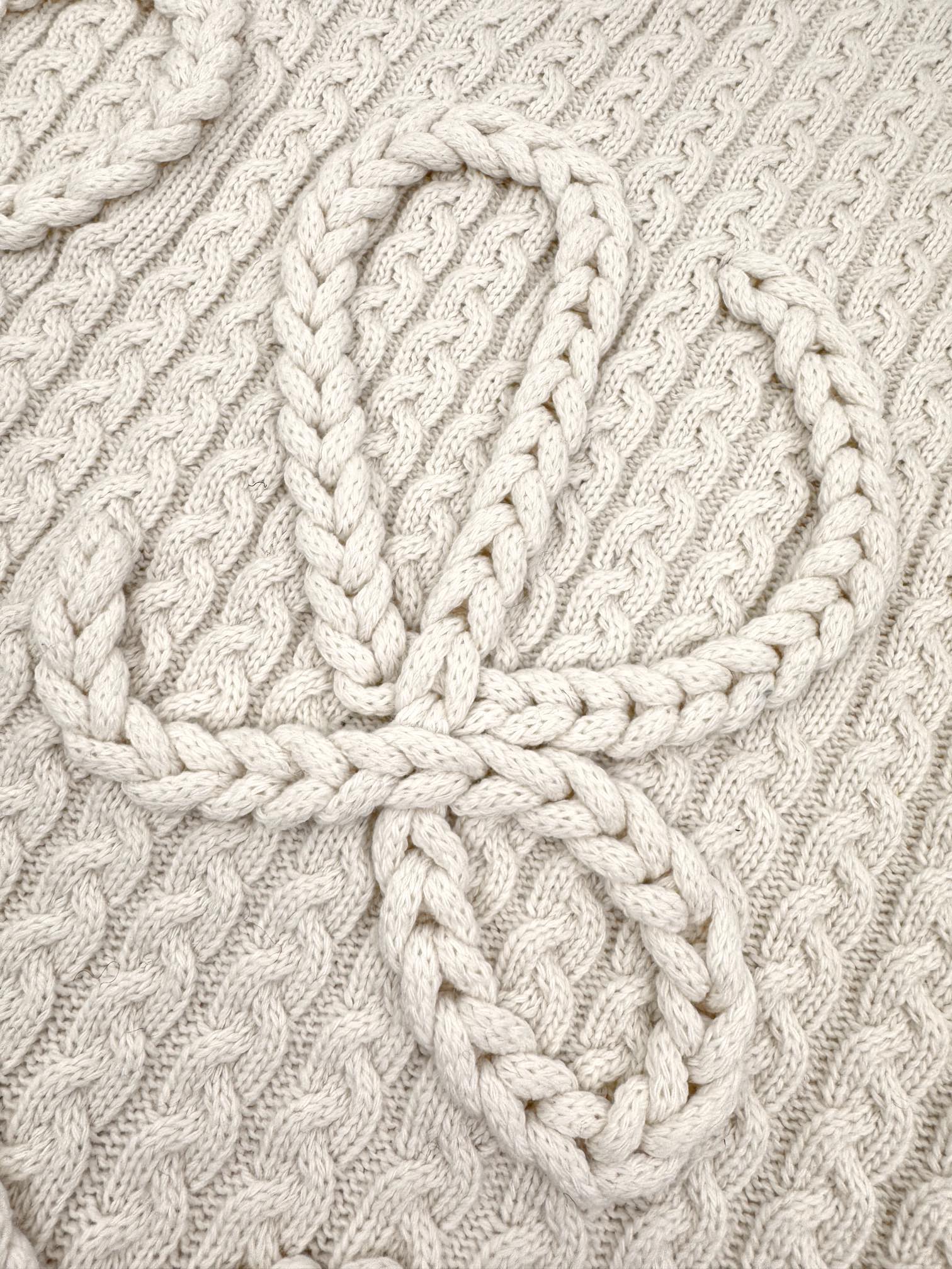 2026 New Way Cable-Knit Cardigan (25238-B50)