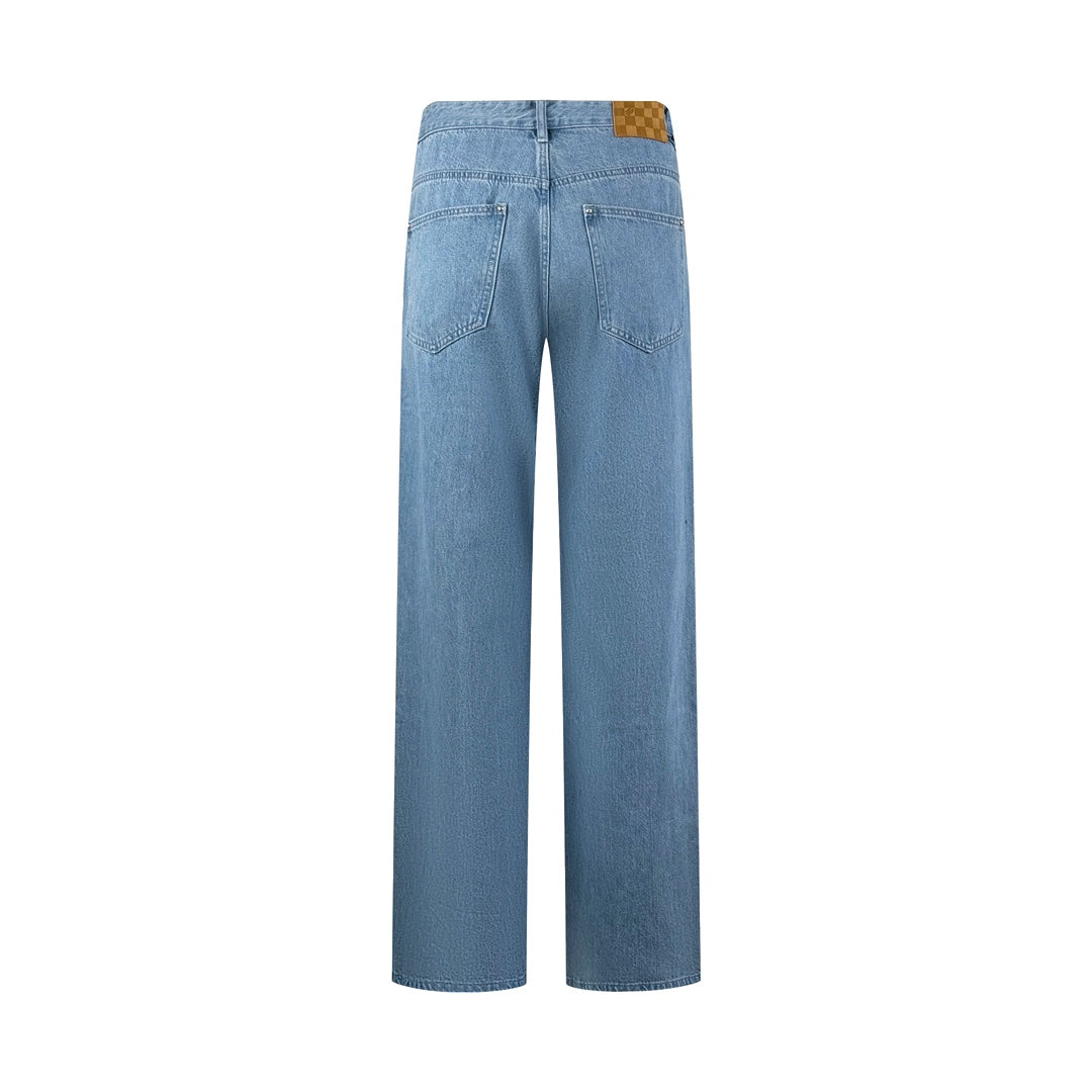 2026 New Arrival LY Washed Distressed Jeans (MM014-C30)