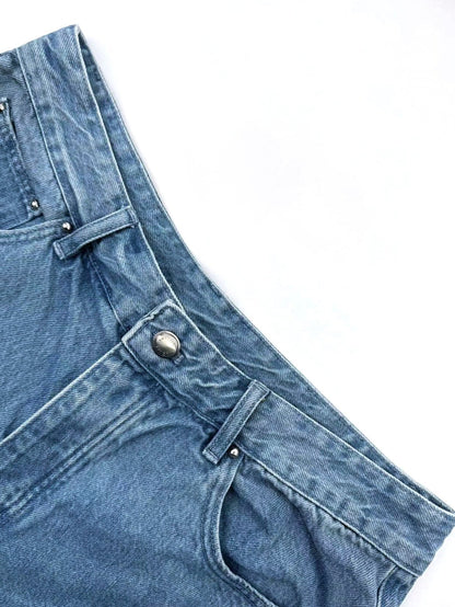 2026 New Arrival LY Washed Distressed Jeans (MM014-C30)
