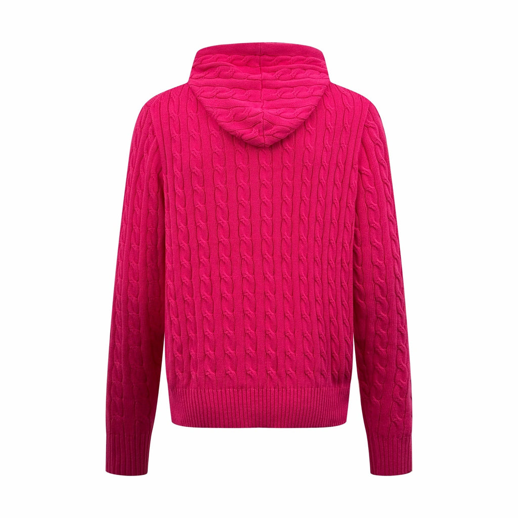 2026 New RL Embroidered Cowl-Neck Cable-Knit Jumper (CC921-B60)