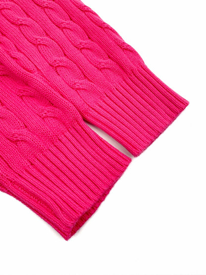 2026 New RL Embroidered Cowl-Neck Cable-Knit Jumper (CC921-B60)