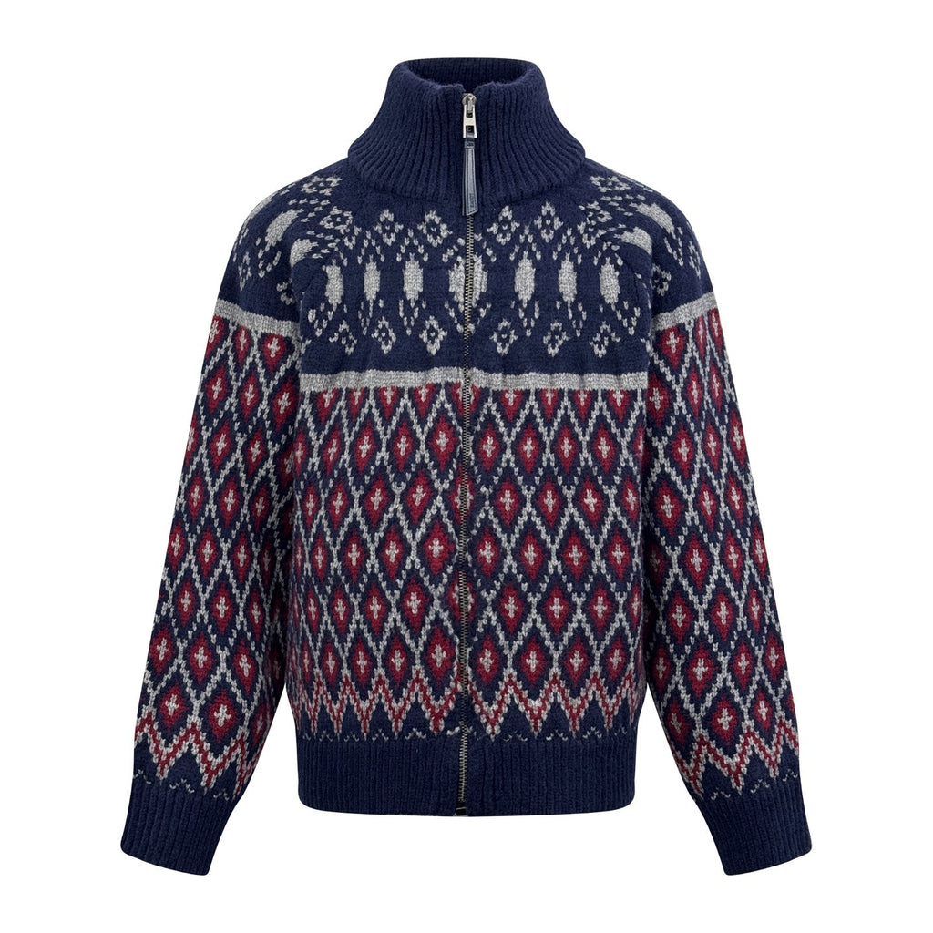 2026 New Way Geometric Sweater Jacket with All-Over Embellishment (25394-C10)