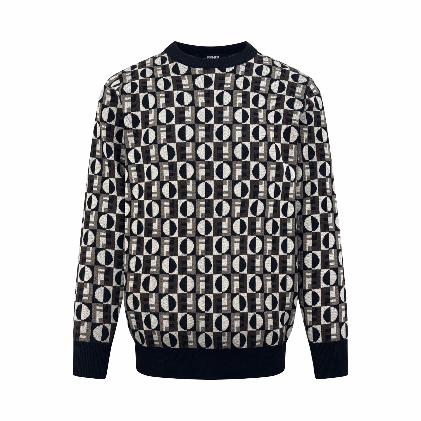 2026 New Arrival FF Jacquard Jumper (25385-B35)