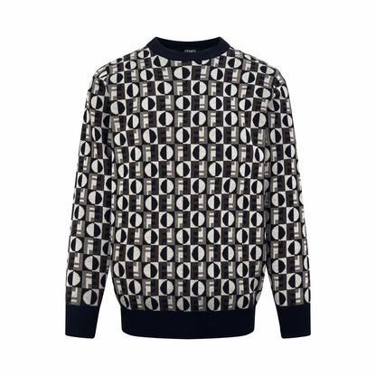 2026 New Arrival FF Jacquard Jumper (25385-B35)