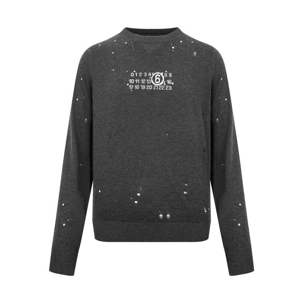 2026 New Mai Digital Lace-Effect Jumper (25287-B25)