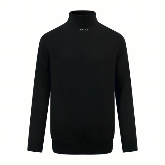 2026 New Triangle Brand Jacquard Turtleneck Jumper (25283-B20)