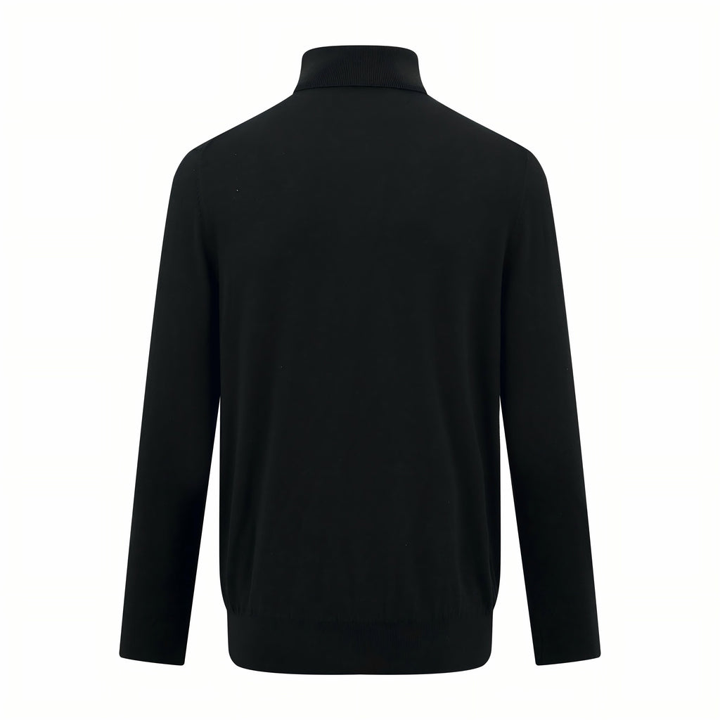 2026 New Triangle Brand Jacquard Turtleneck Jumper (25283-B20)