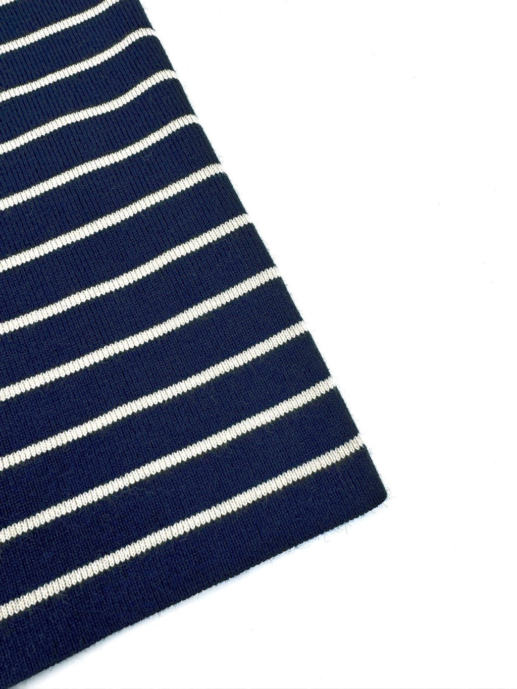 2026 New Triangle Brand Striped Embroidered Button-Side-Opening Jumper (25342-B35)