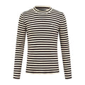 2026 New Triangle Brand Striped Embroidered Crew-Neck Jumper (25341-B30)