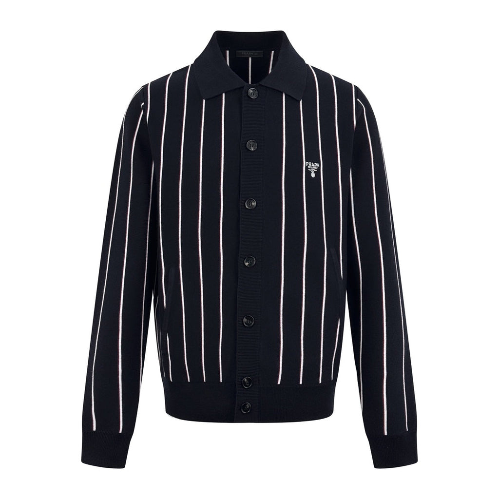 2026 New Triangle Brand Striped Embroidered Long-Sleeved Jumper (25318-B95)