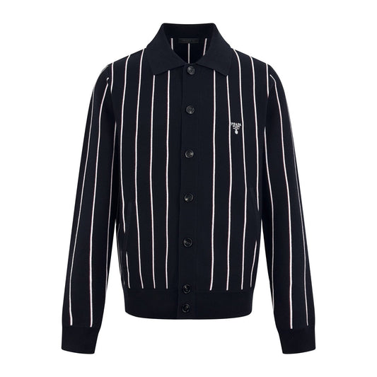 2026 New Triangle Brand Striped Embroidered Long-Sleeved Jumper (25318-B95)