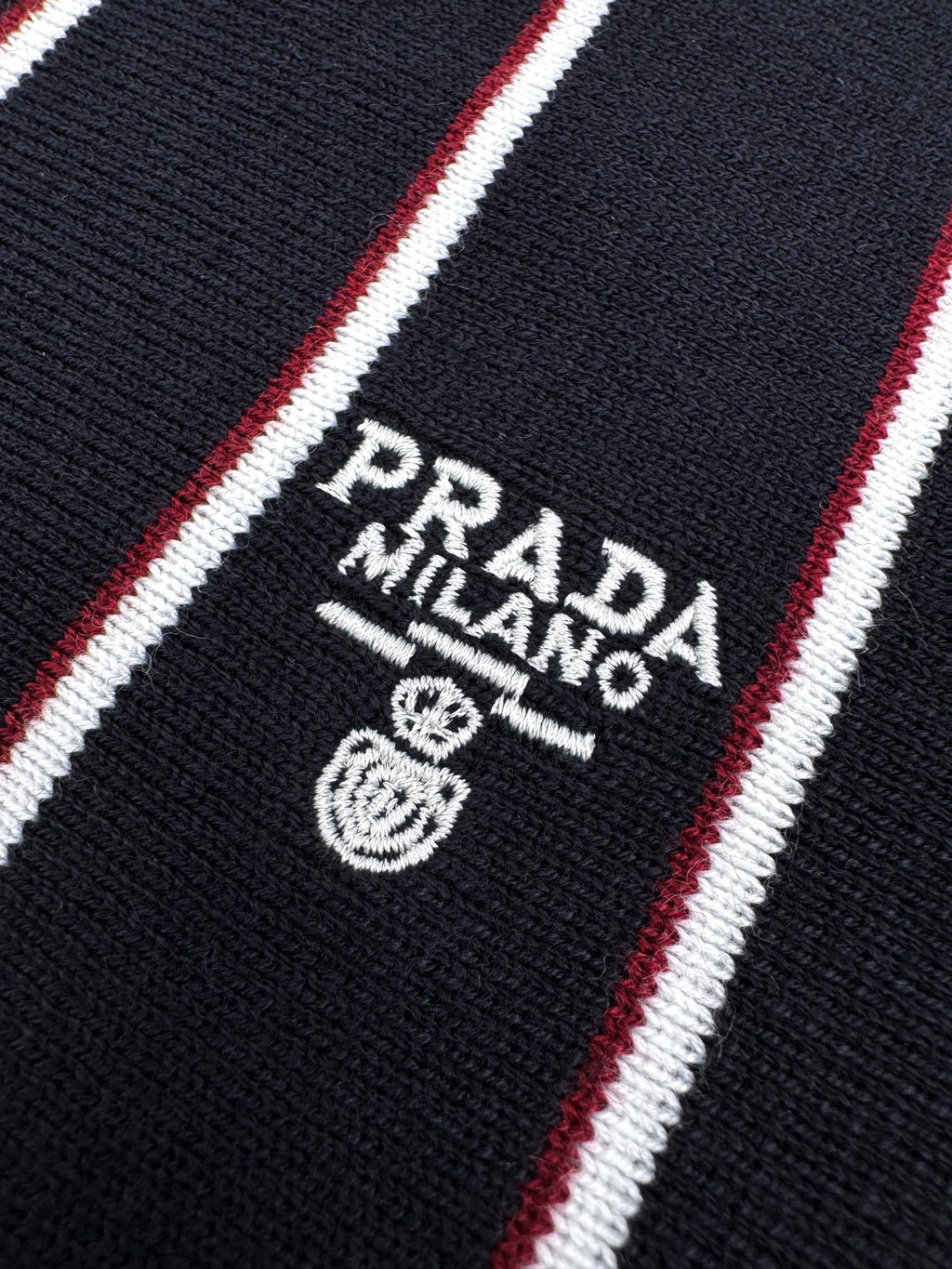 2026 New Triangle Brand Striped Embroidered Long-Sleeved Jumper (25318-B95)