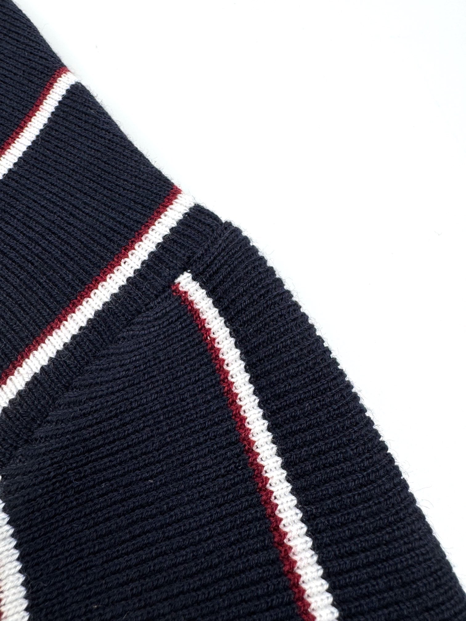 2026 New Triangle Brand Striped Embroidered Long-Sleeved Jumper (25318-B95)