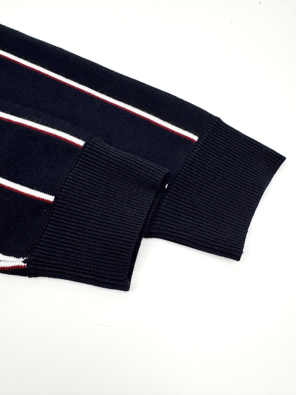 2026 New Triangle Brand Striped Embroidered Long-Sleeved Jumper (25318-B95)