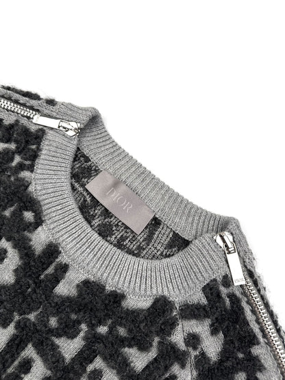 2026 New Arrival CD Jacquard Zip-Up Jumper (25305-C20)