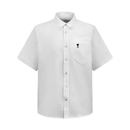 2026 New Heart A Short-Sleeved Shirt with Heart Embroidery (BB803-A55)