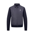 2026 New Triangle Brand Triangular Logo Knitted Patchwork Nylon Jacket (25359-B80)