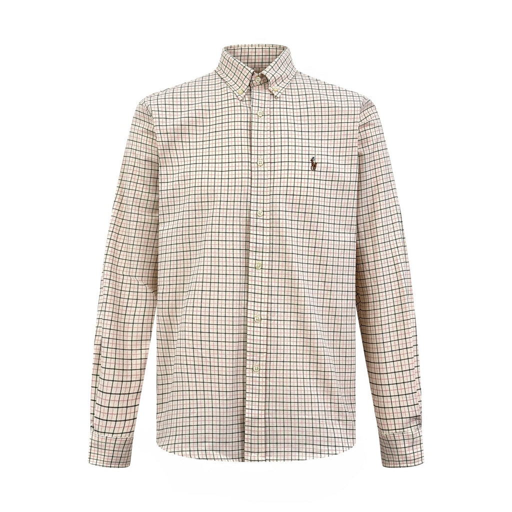 2026 New RL Embroidered Check Shirt (CC951-B35)