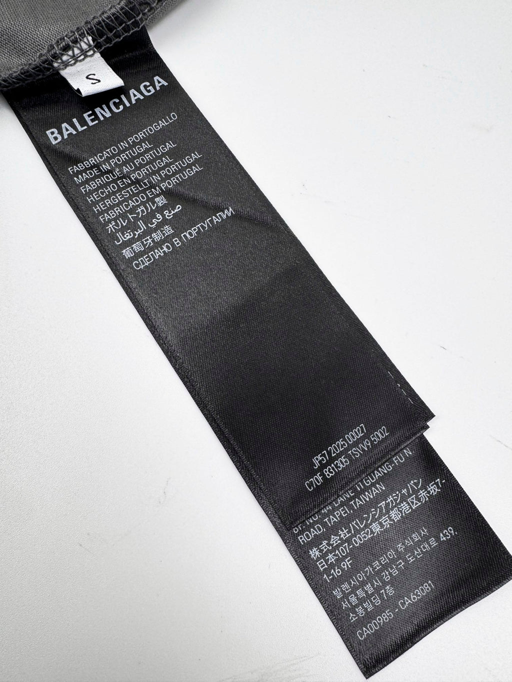 2026 New Balen Logo Reflective Short-Sleeved T-Shirt (25232-A20)