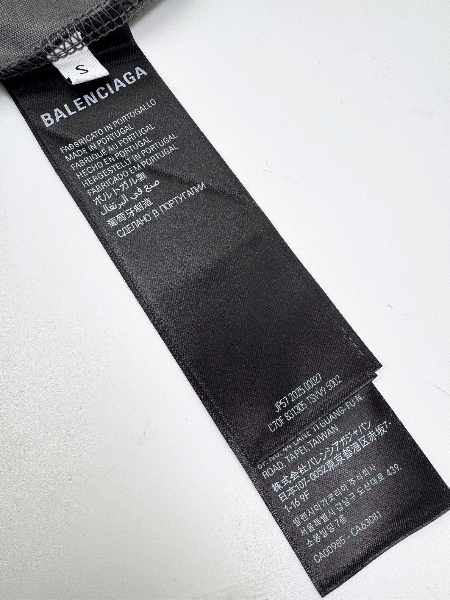 2026 New Balen Logo Reflective Short-Sleeved T-Shirt (25232-A20)