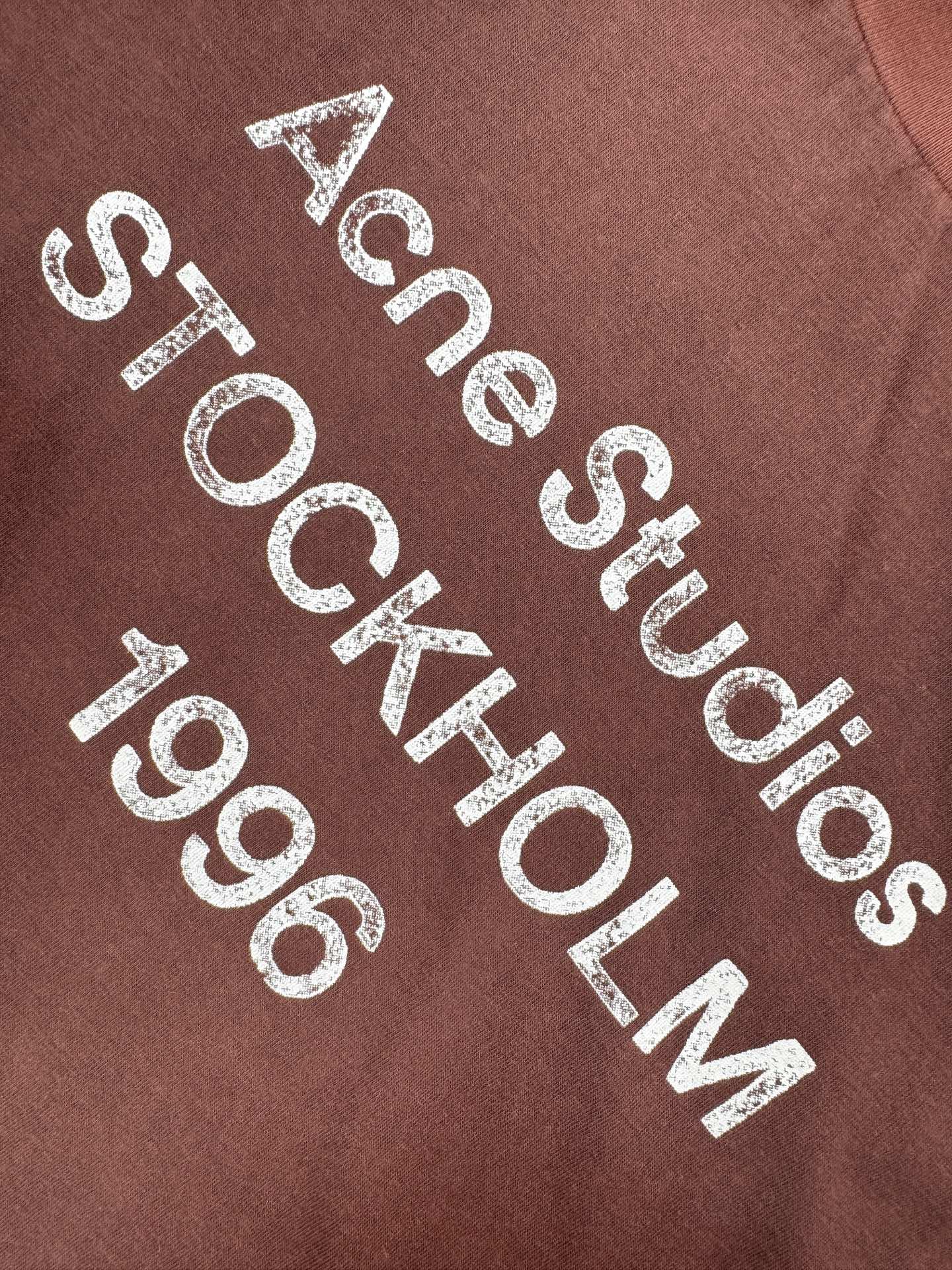 2026 New Acn Short-Sleeved T-Shirt with Distressed Printed Logo (CC953-A15)