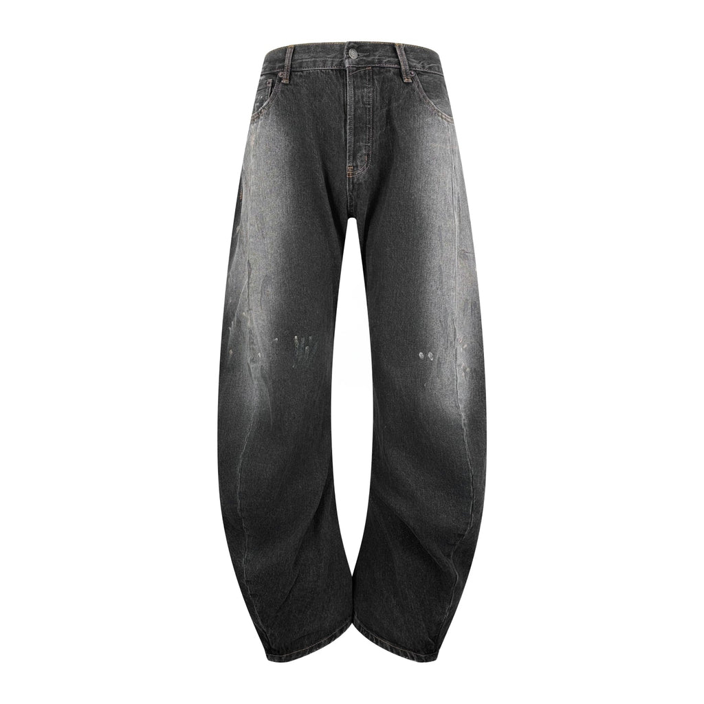 2026 New Acn Splatter-Washed Distressed Jeans (BB802-B65)