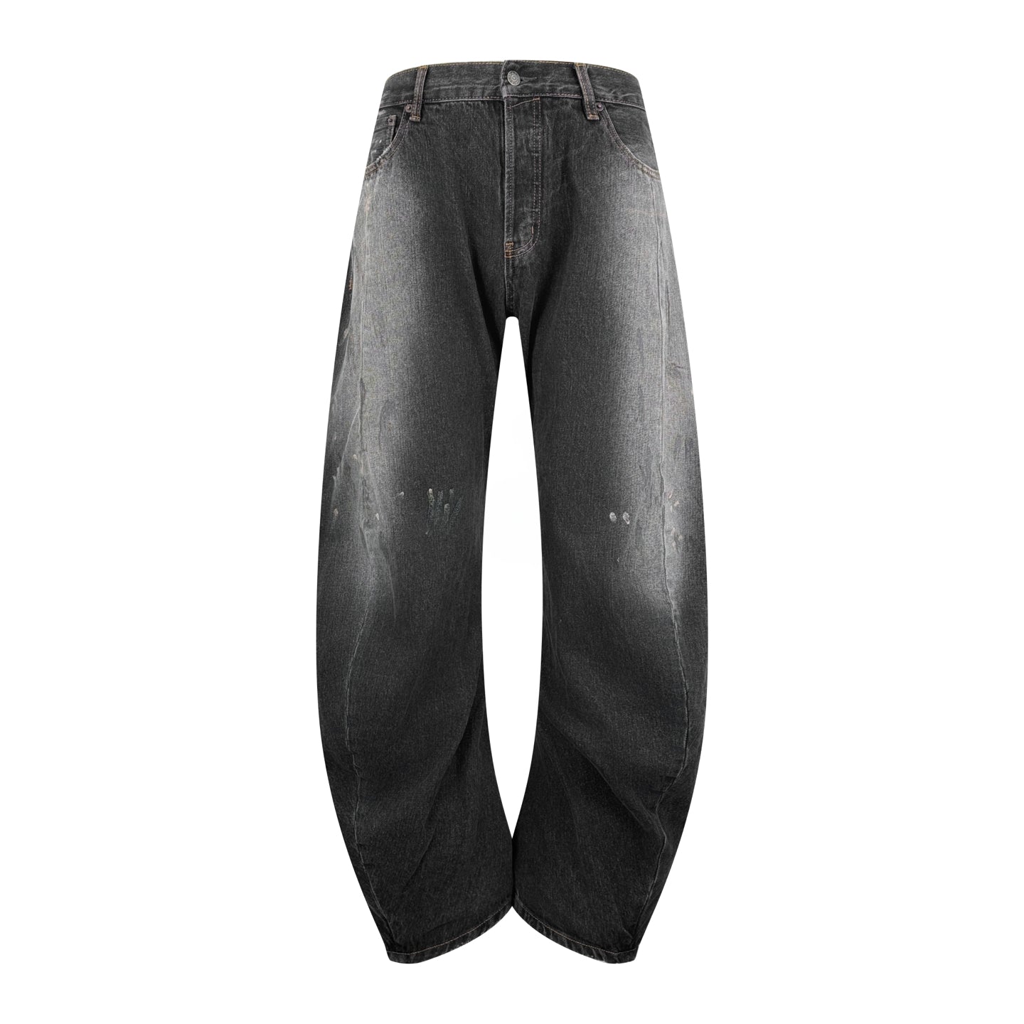 2026 New Acn Splatter-Washed Distressed Jeans (BB802-B65)