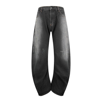 2026 New Acn Splatter-Washed Distressed Jeans (BB802-B65)