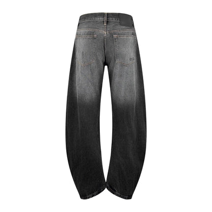 2026 New Acn Splatter-Washed Distressed Jeans (BB802-B65)