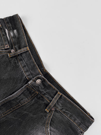 2026 New Acn Splatter-Washed Distressed Jeans (BB802-B65)