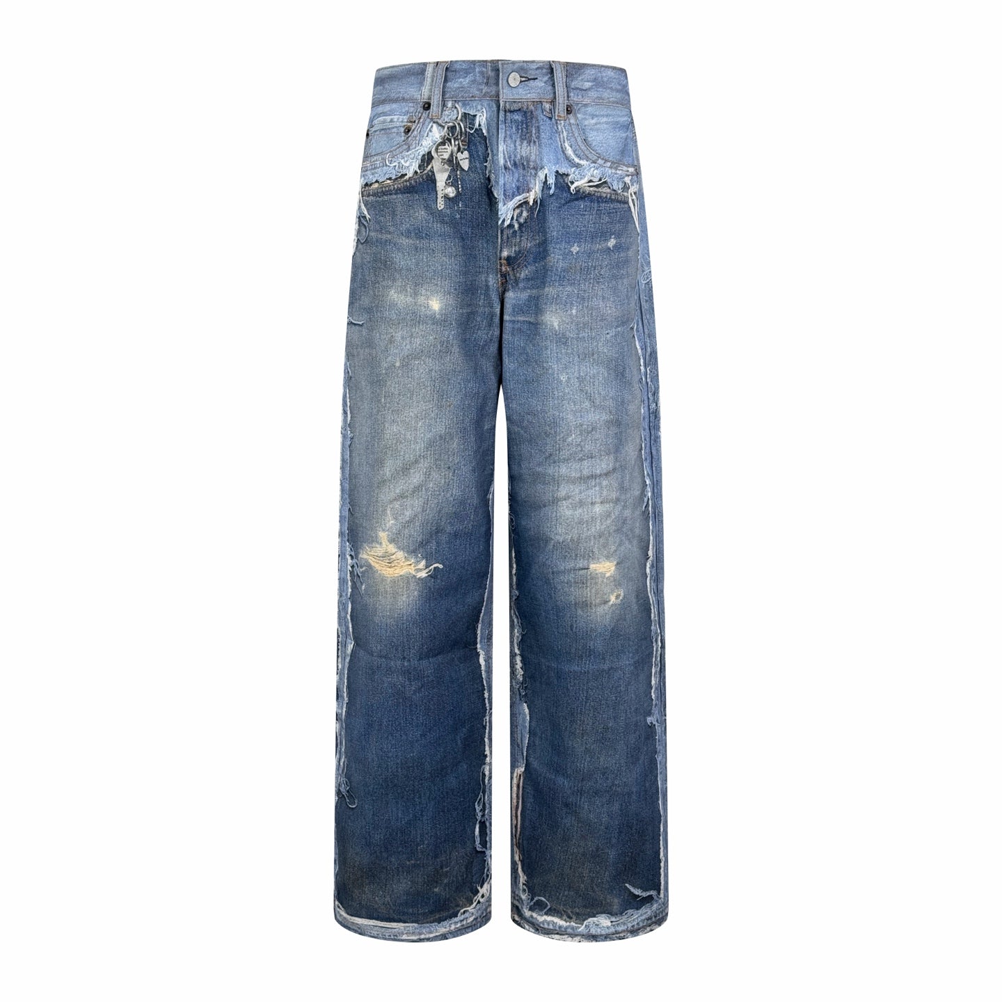 2026 New Acn Optical Illusion Print Dyed Jeans (CC961-C05)