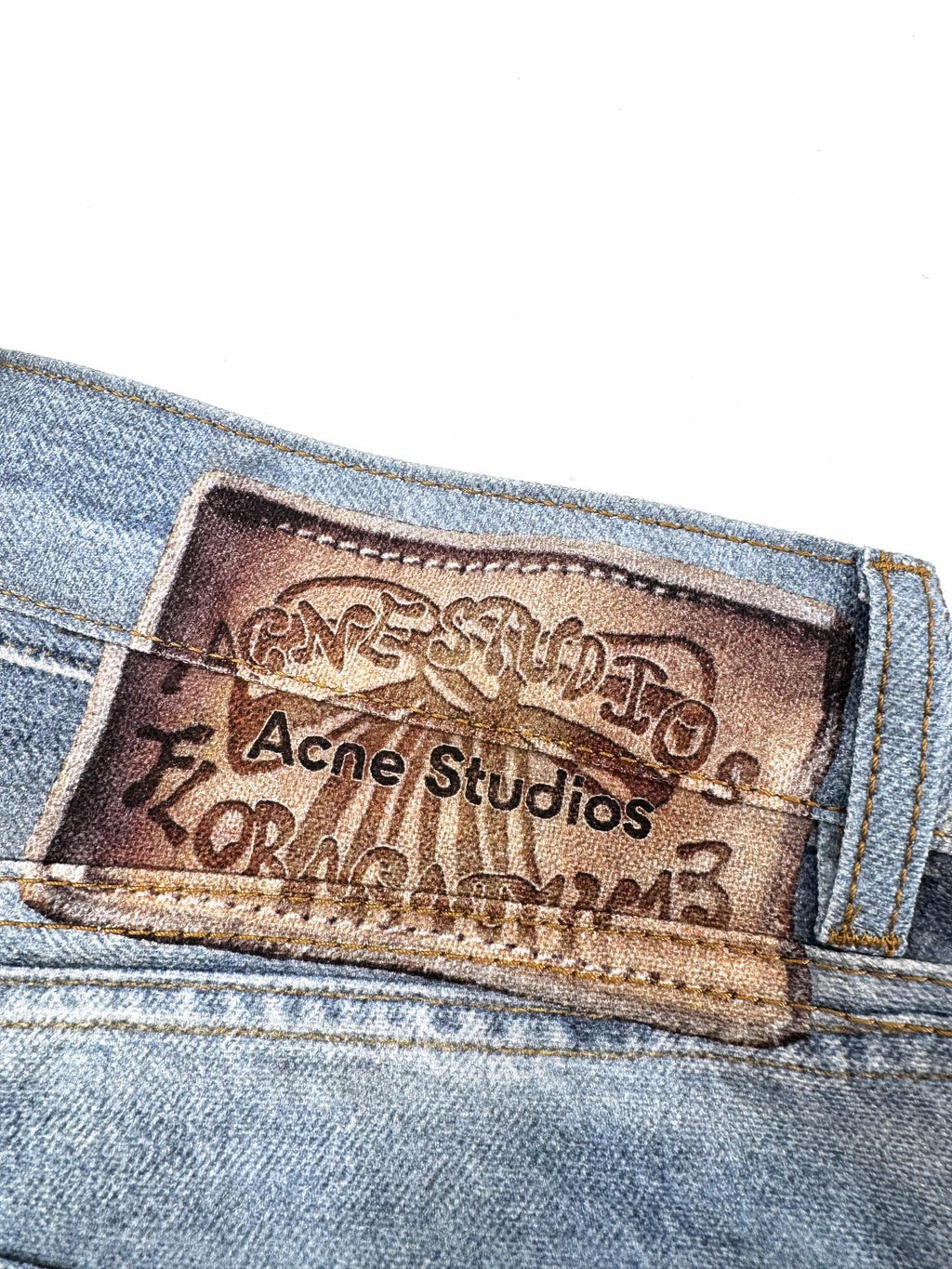 2026 New Acn Optical Illusion Print Dyed Jeans (CC961-C05)