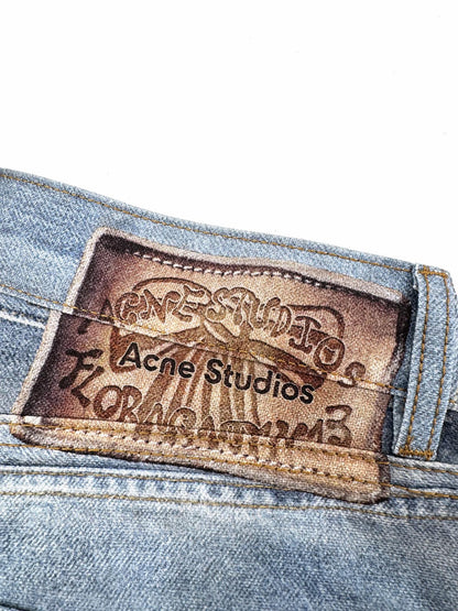 2026 New Acn Optical Illusion Print Dyed Jeans (CC961-C05)