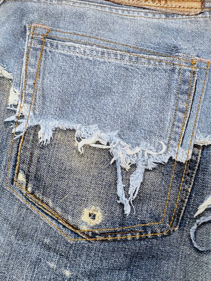 2026 New Acn Optical Illusion Print Dyed Jeans (CC961-C05)