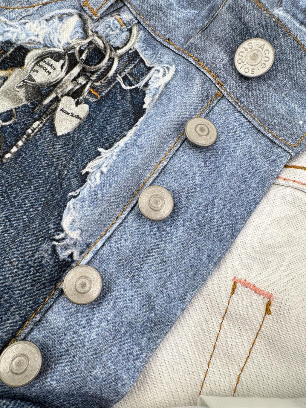 2026 New Acn Optical Illusion Print Dyed Jeans (CC961-C05)