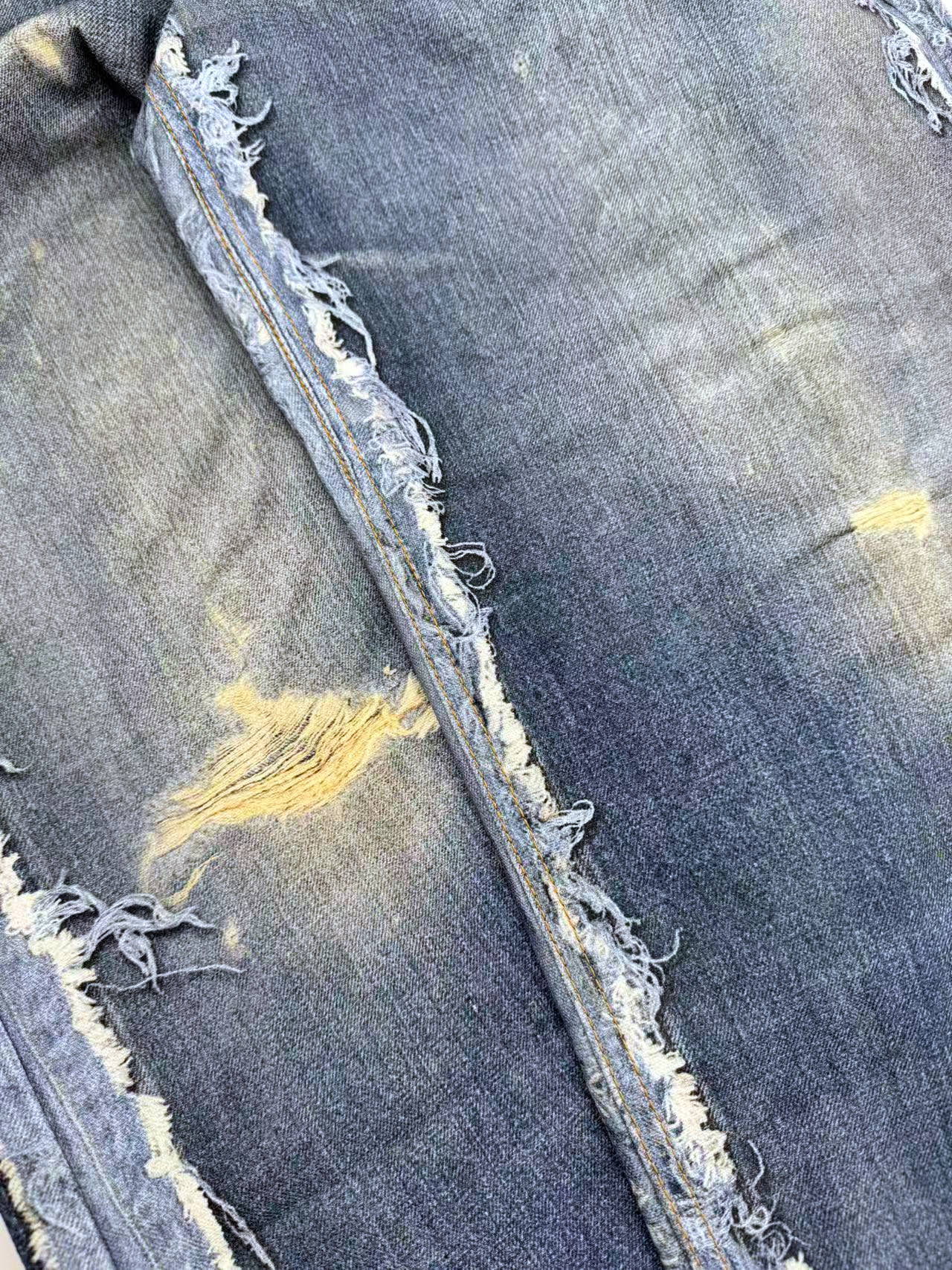 2026 New Acn Optical Illusion Print Dyed Jeans (CC961-C05)