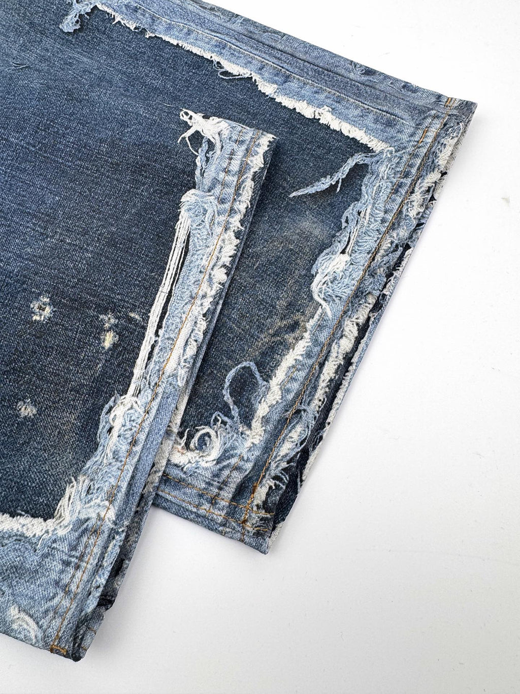 2026 New Acn Optical Illusion Print Dyed Jeans (CC961-C05)
