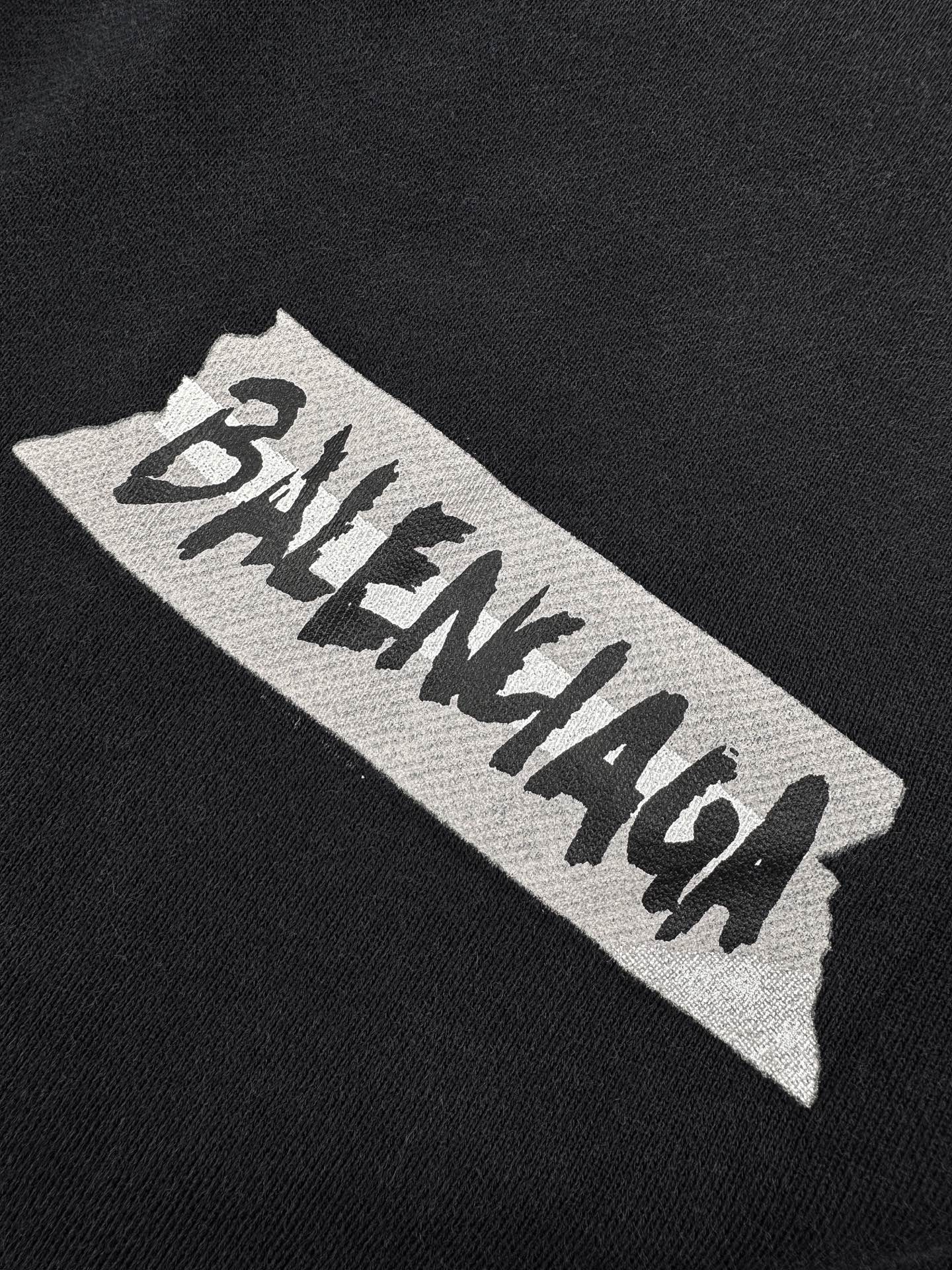2026 New Model Balen Distressed Printed Letter Pants (BB748-B25)