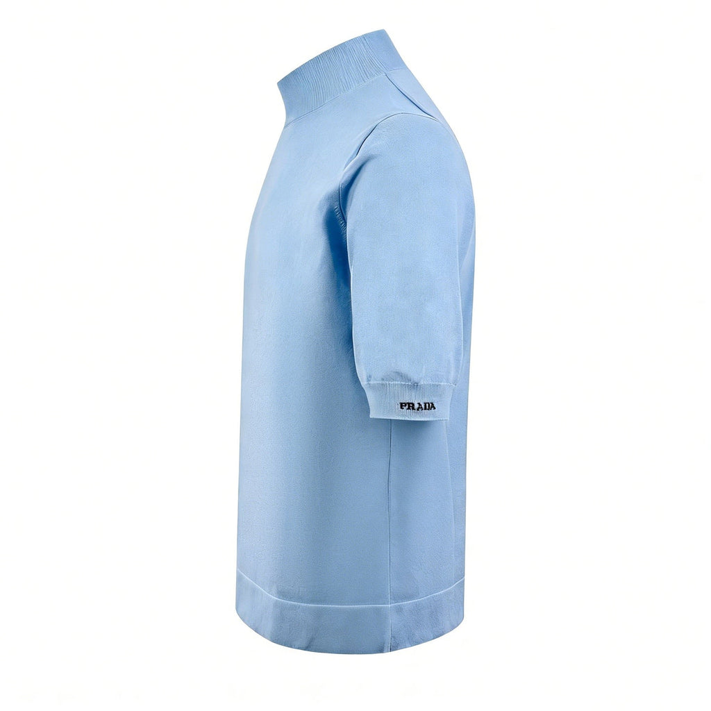 2026 New Triangle Brand Jacquard Short-Sleeved Jumper (AA575-A40)