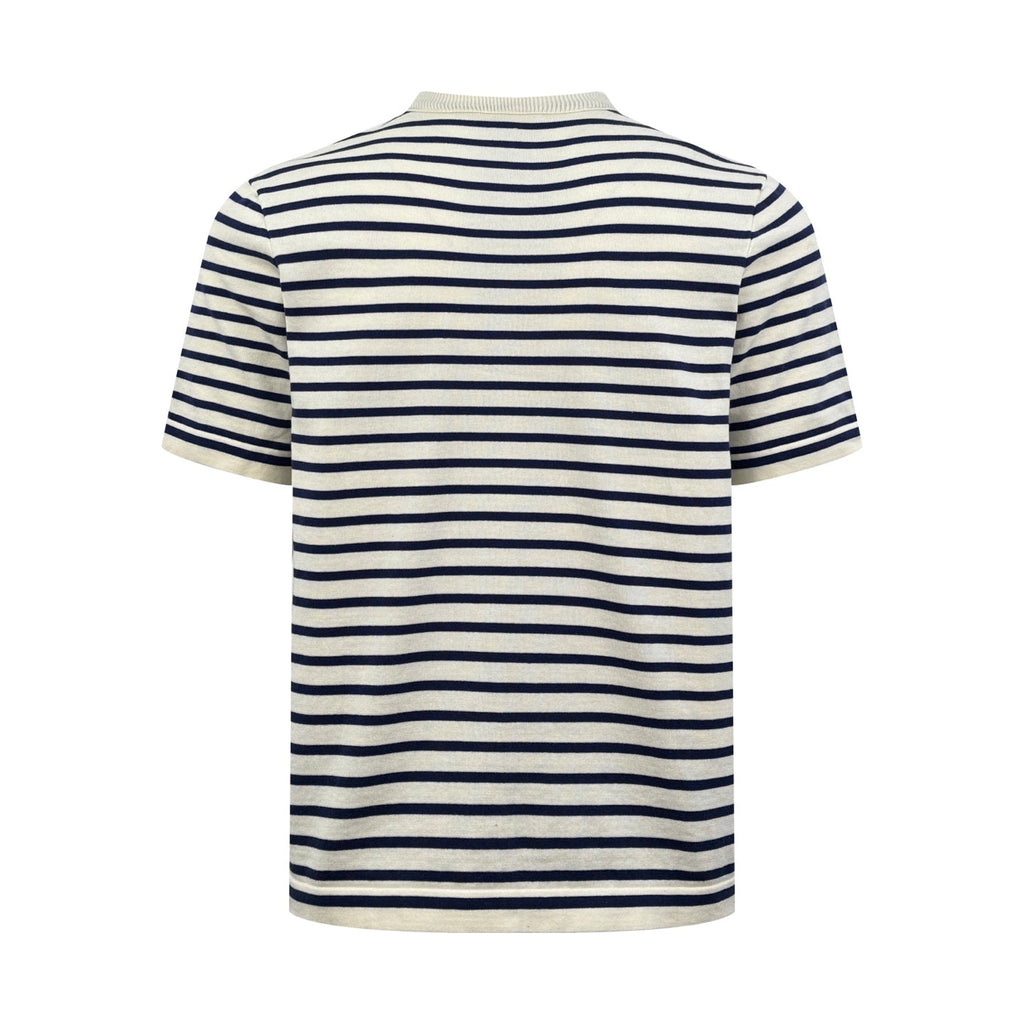 2026 New Triangle Brand Embroidered Striped Short-Sleeved Jumper (CC965-A75)