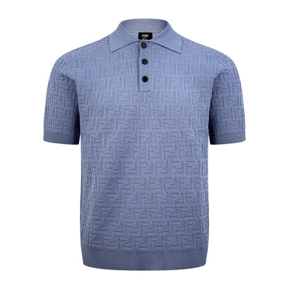 2026 New Arrival FF All-over Print Polo Neck Jumper (AA568-A75)