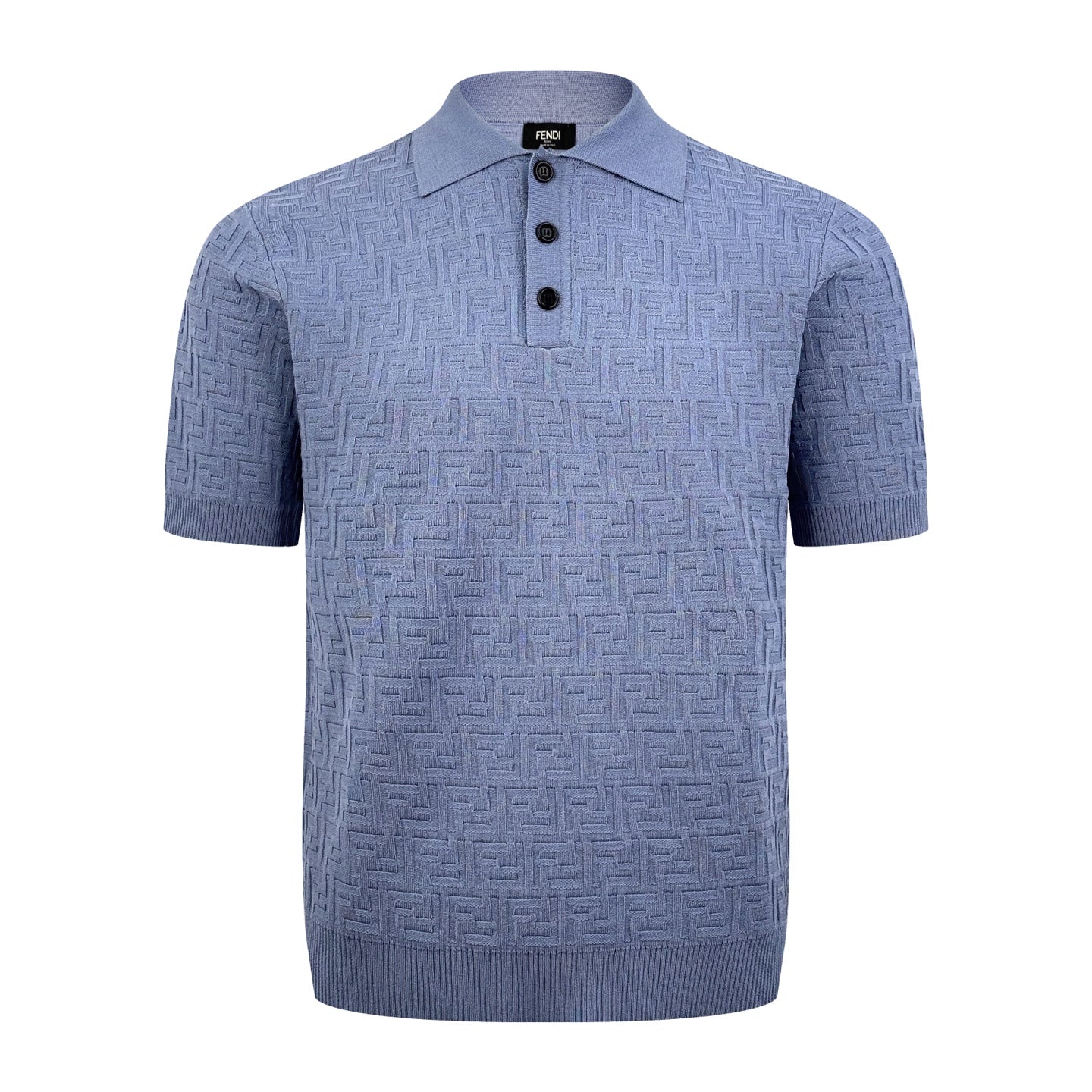 2026 New Arrival FF All-over Print Polo Neck Jumper (AA568-A75)