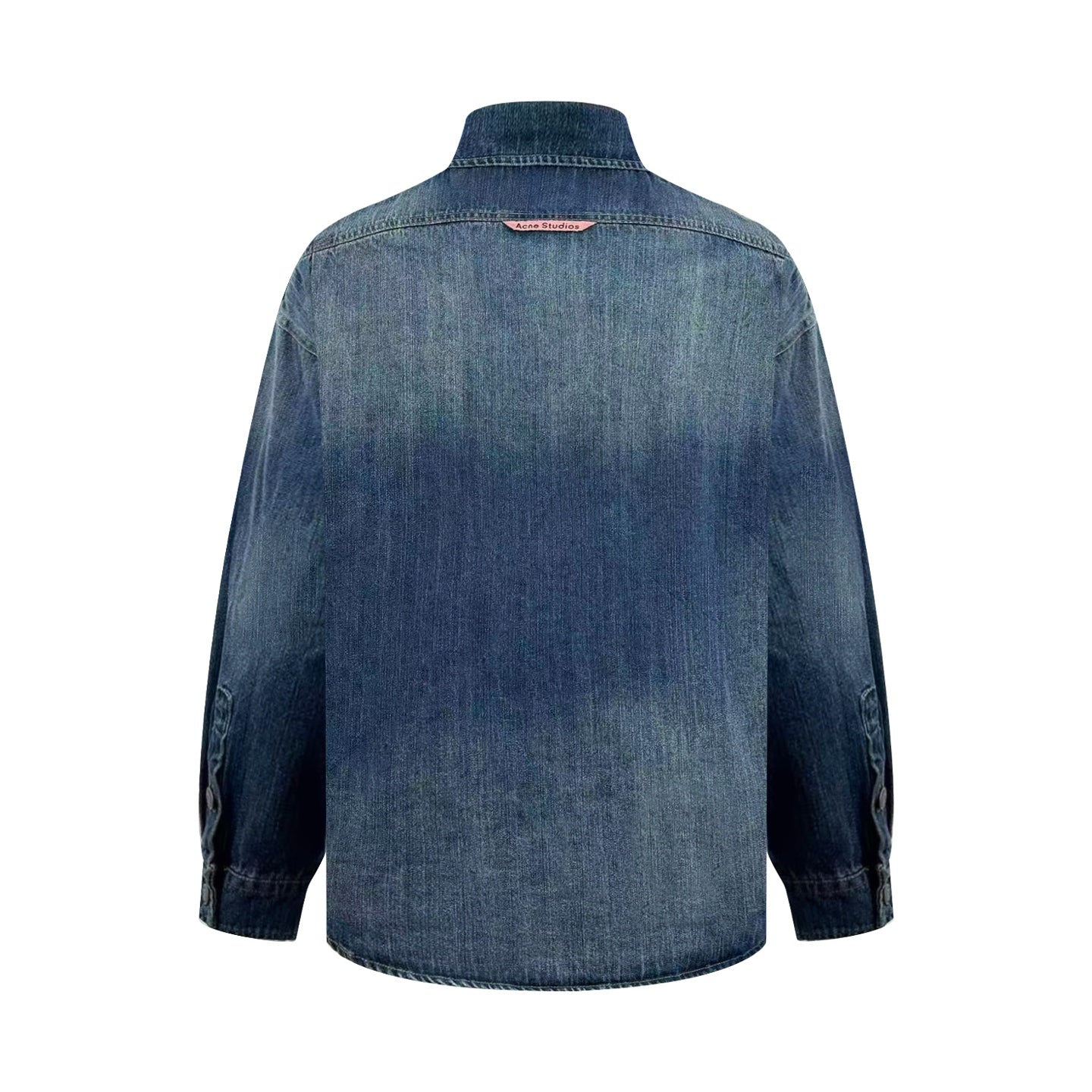 2026 New Acn Splash-Painted Distressed Denim Shirt (BB801-B55)