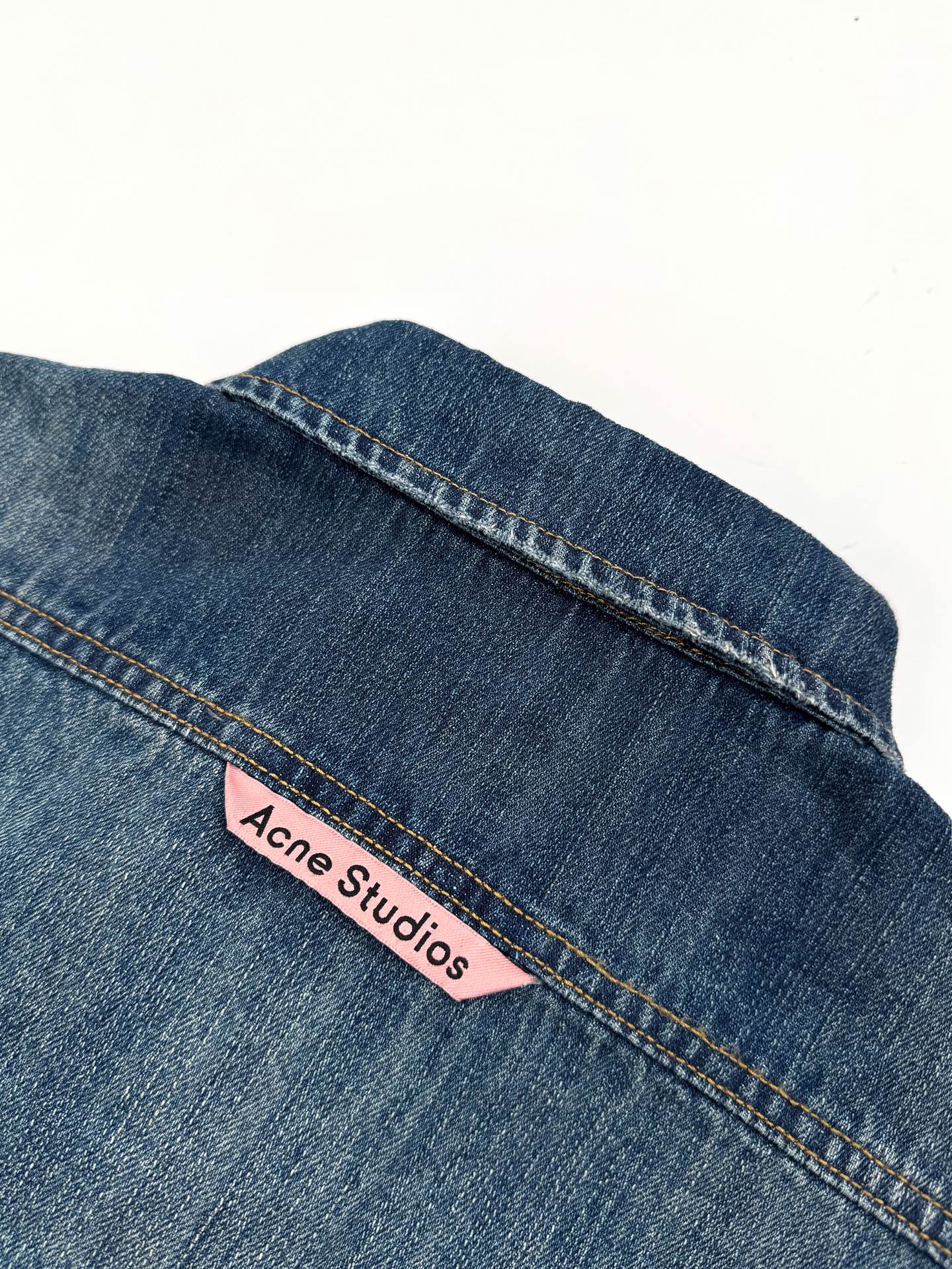 2026 New Acn Splash-Painted Distressed Denim Shirt (BB801-B55)
