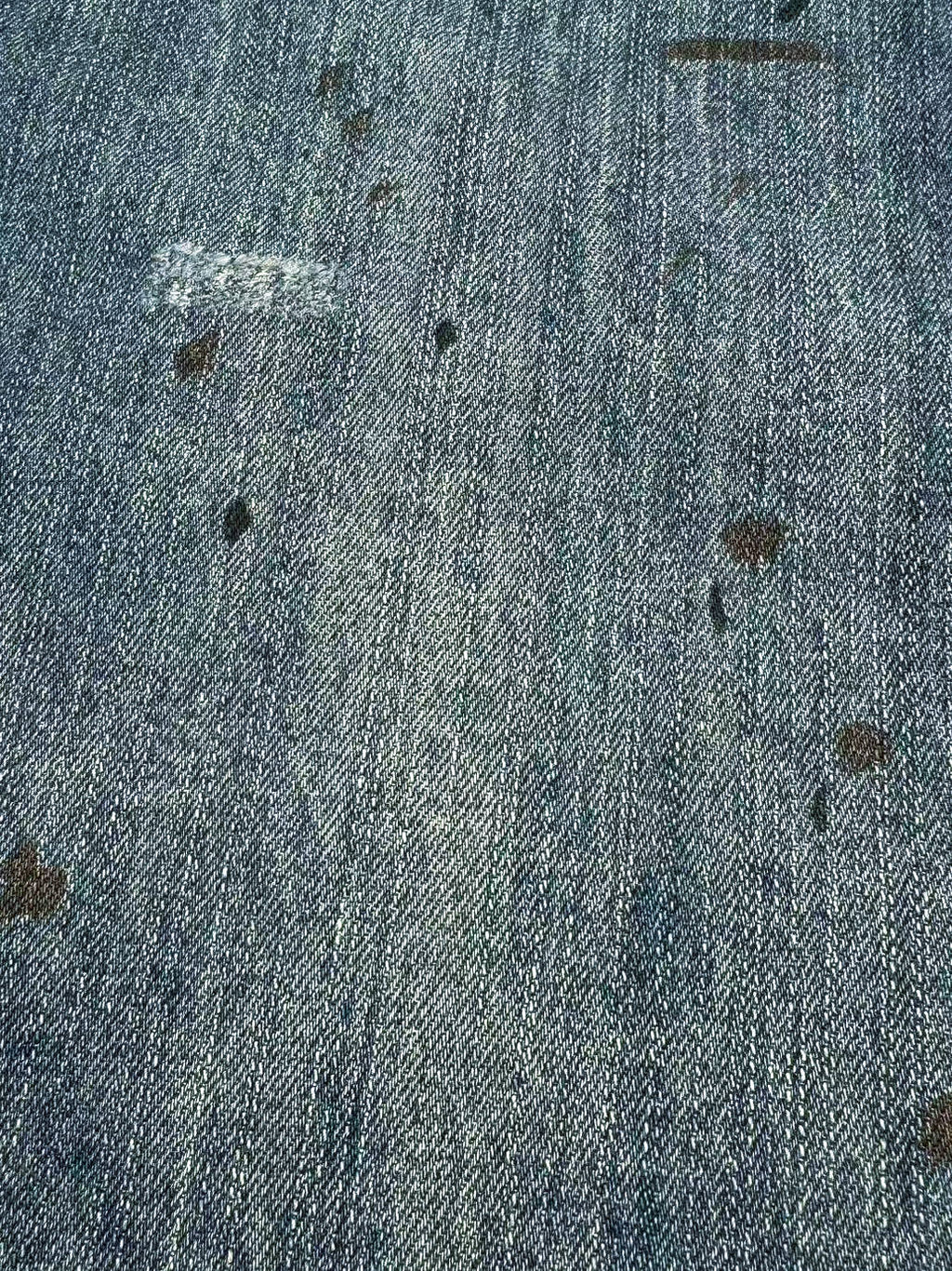 2026 New Acn Splash-Painted Distressed Denim Shirt (BB801-B55)