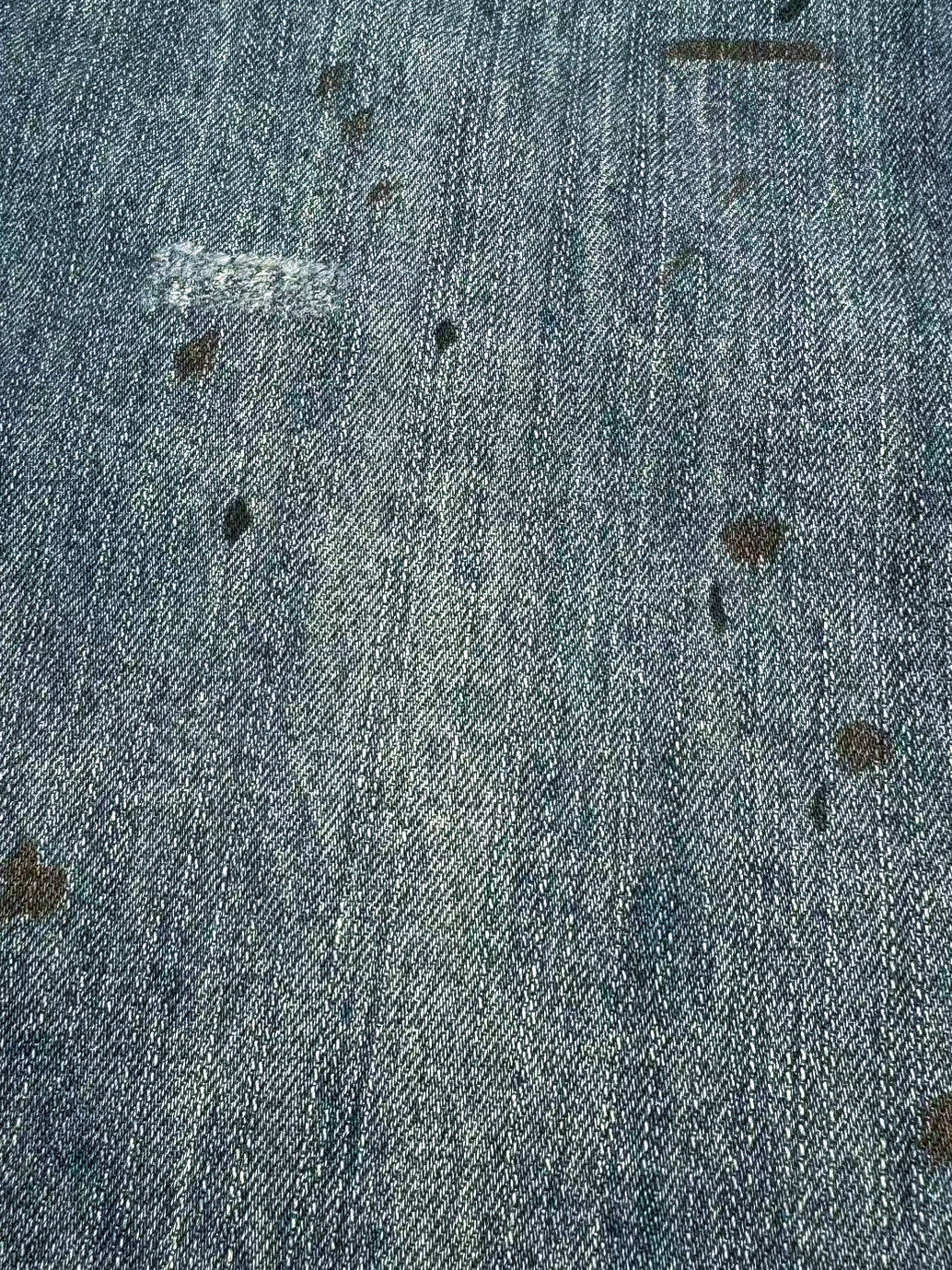 2026 New Acn Splash-Painted Distressed Denim Shirt (BB801-B55)