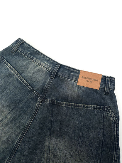 2026 New Balen Logo Distressed Long Pants (BB769-C05)